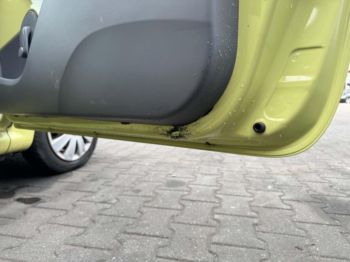 Citroen C1 original T&uuml;r rechts KBN Gelb 3-T&uuml;rer Rohbau Bj.2007